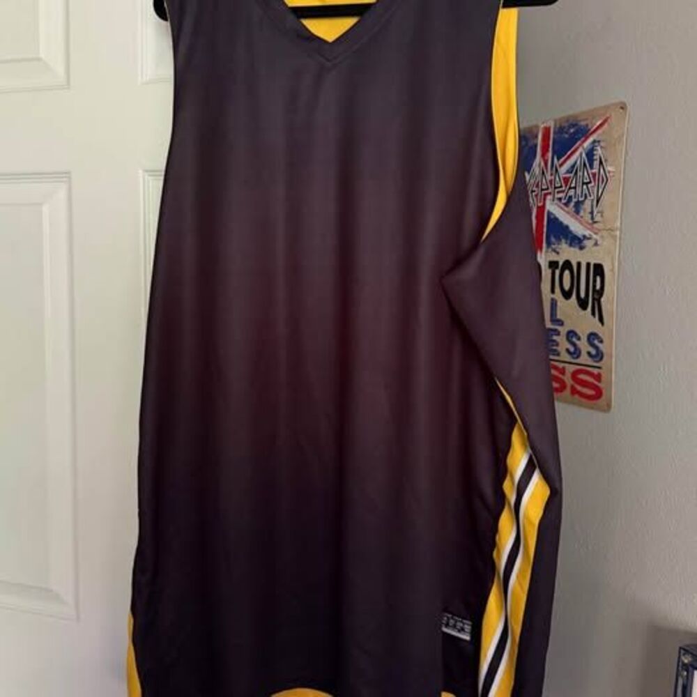 Men's KXK Reversible Basketball Jersey Professional Custom reversible jersey 3x